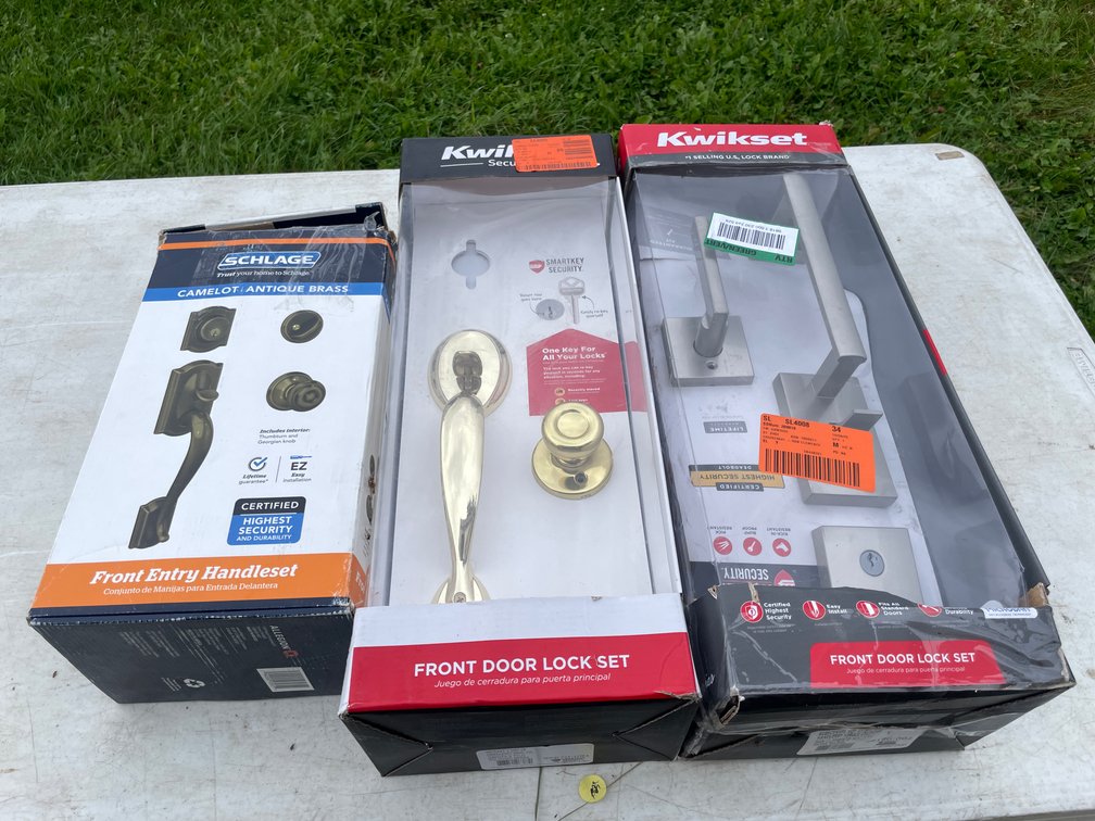 (3) Front Door Lock Sets (Strum, WI)