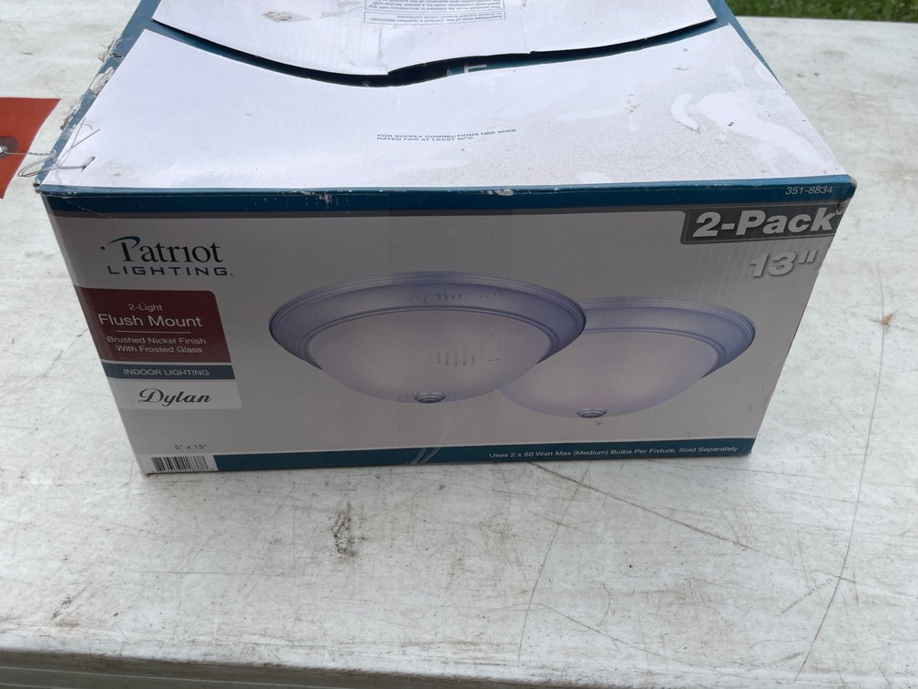 Patriot Lighting Flush Mount (Strum, WI)