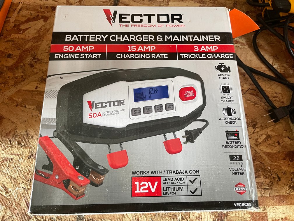 Vector Battery Charger and Maintainer (Strum, WI)