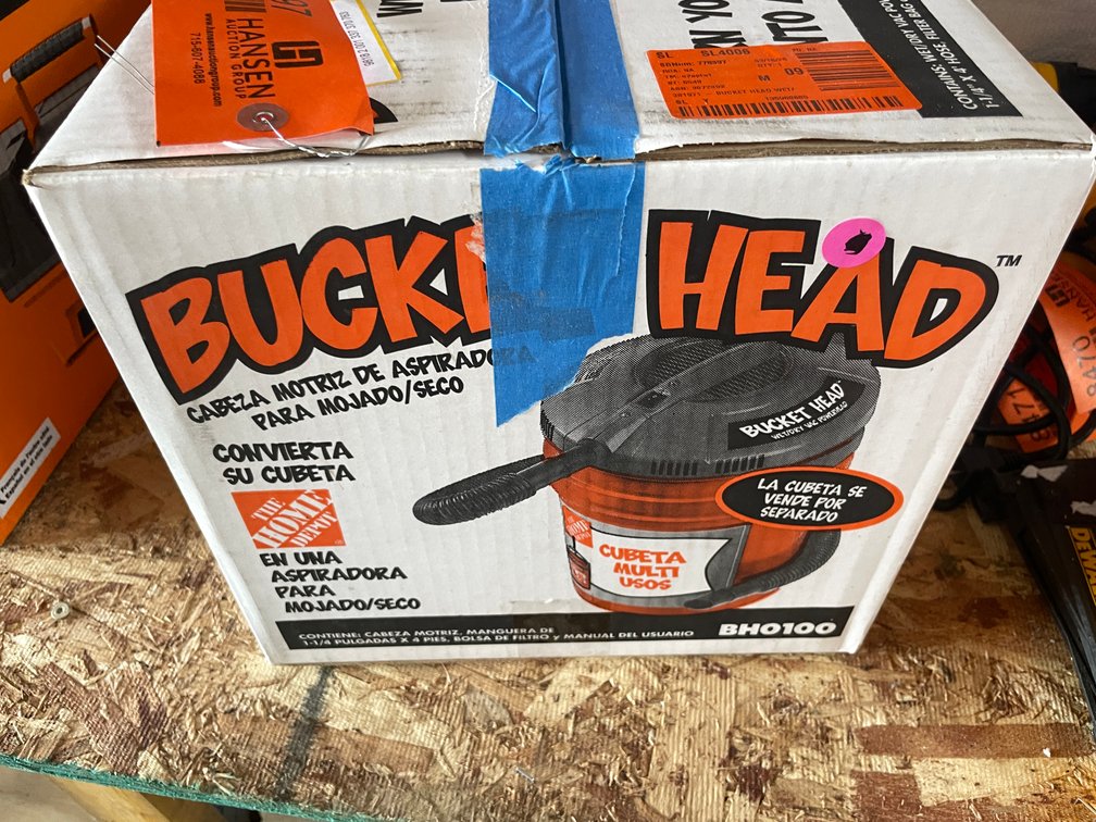Bucket Head Wet/Dry Vac Powerhead (Strum, WI)