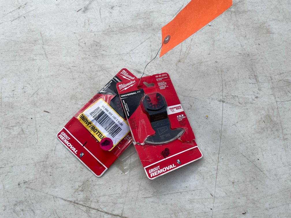 (2) Milwaukee Diamond Grit Blades (Strum, WI)