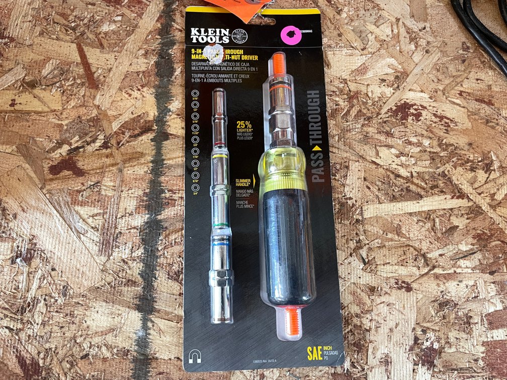 Klein Tools 9-in-1 Pass Through Magnetic Multi-Nut Driver (Strum, WI)