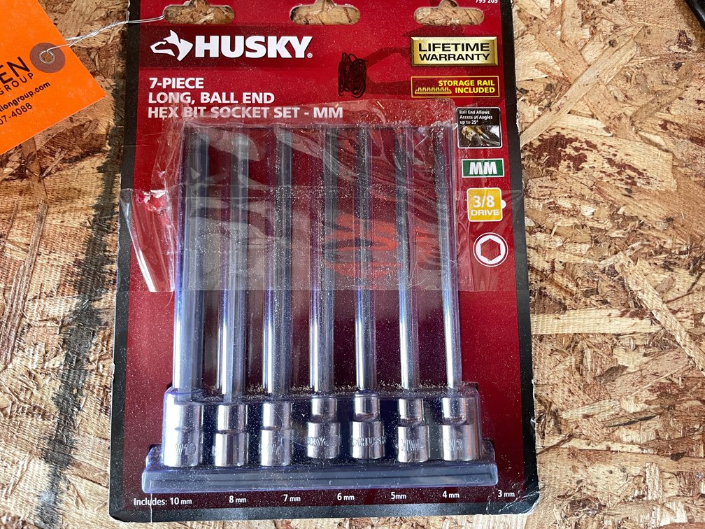 Husky (7) Piece Long, Ball End Hex Bit Socket Set (Strum, WI)