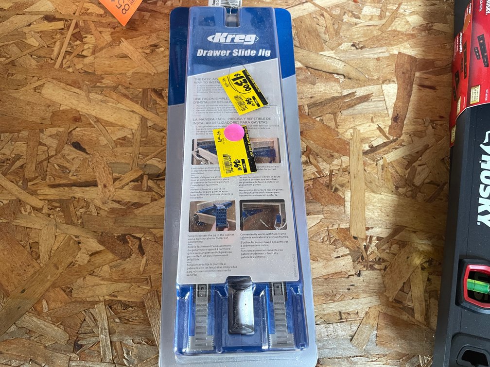 Kreg Drawer Slide Jig (Strum, WI)