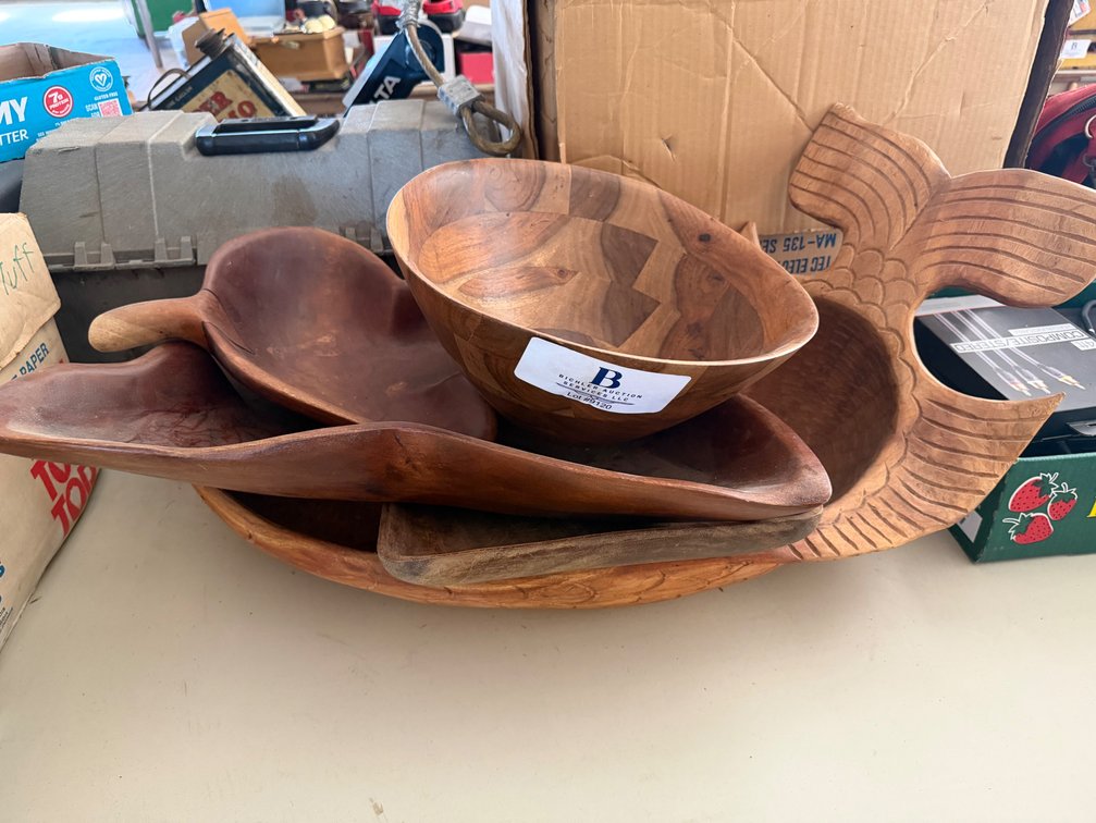 Carved Wooden Bowls