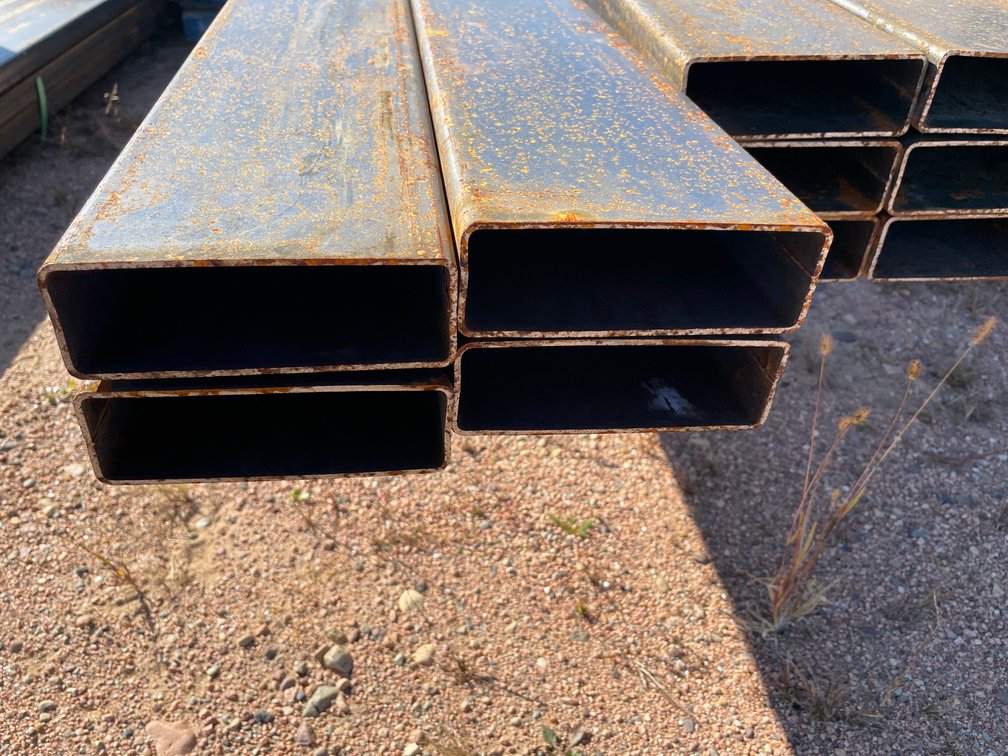 (4) 2" x 6" Steel Tube