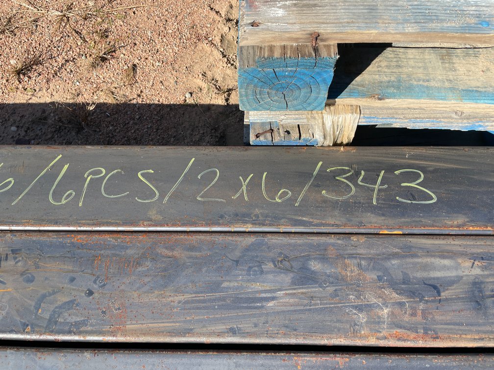 (6) 2" x 6" Steel Tube
