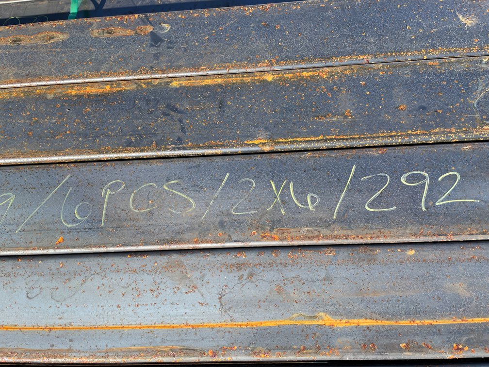 (6) 2" x 6" Steel Tube