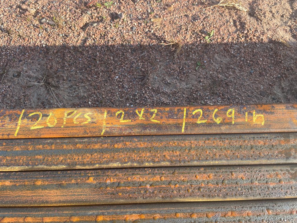 (20) 2" x 6" Steel Tube