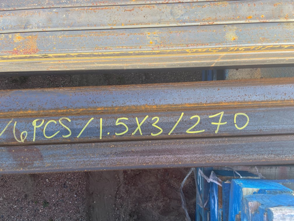 (6) 1-1/2" x 3" Steel Tube