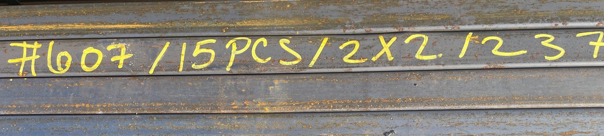(15) 2" x 2" Steel Tube