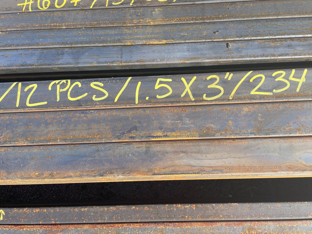 (12) 1-1/2" x 3" Steel Tube