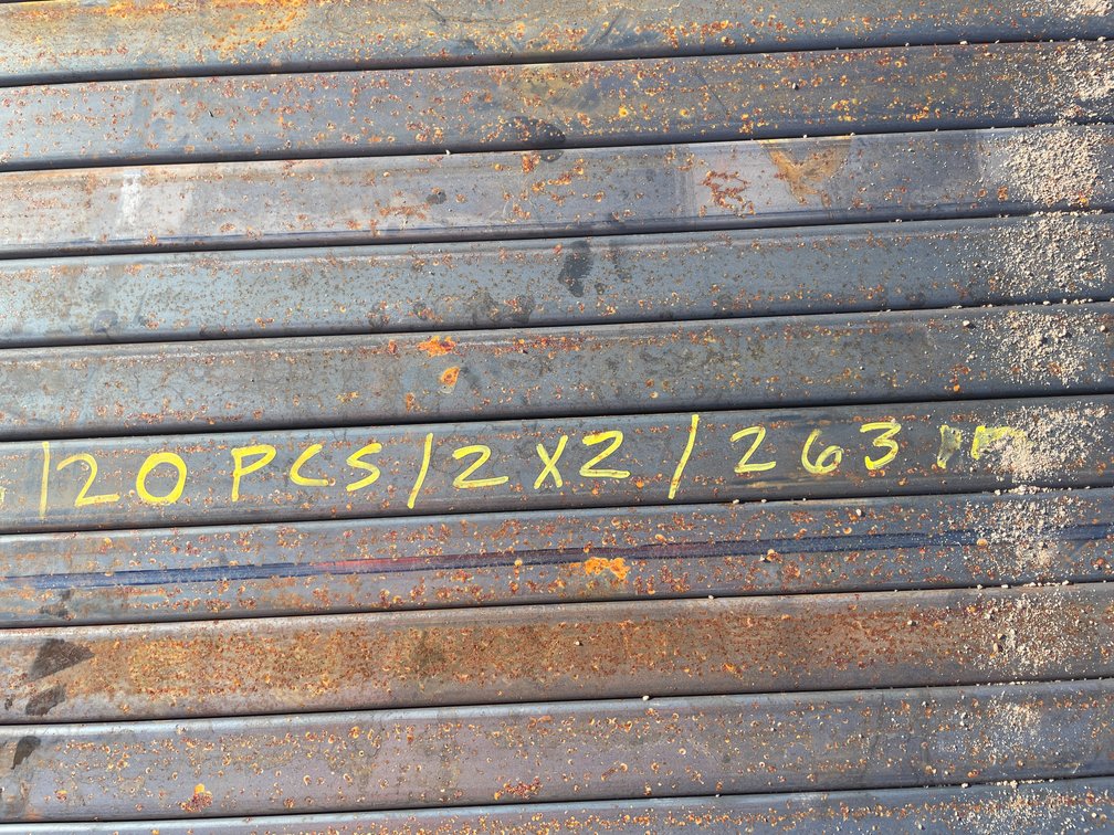 (20) 2" x 2" Steel Tube