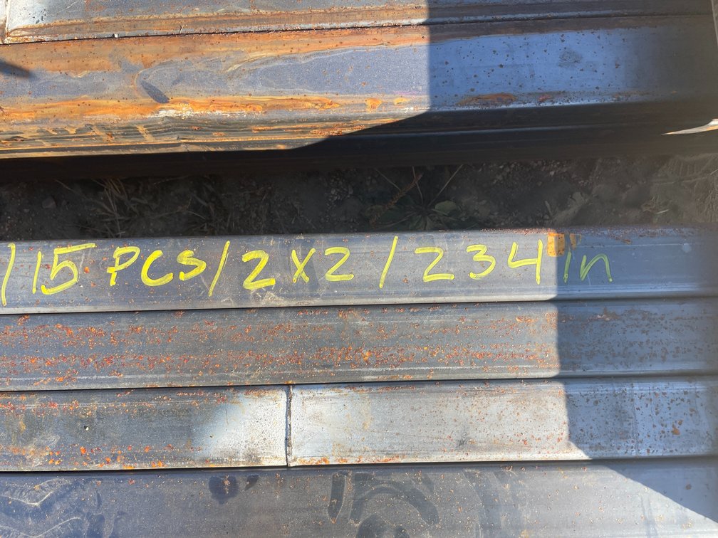 (15) 2" x 2" Steel Tube