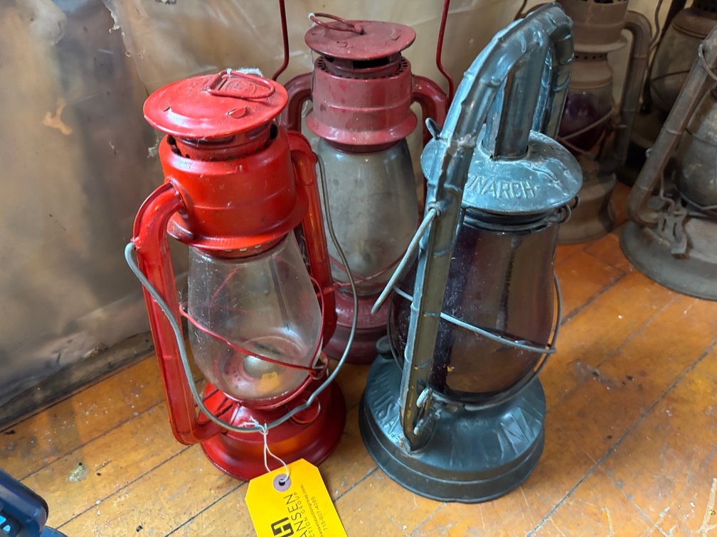 (3) Oil Lanterns