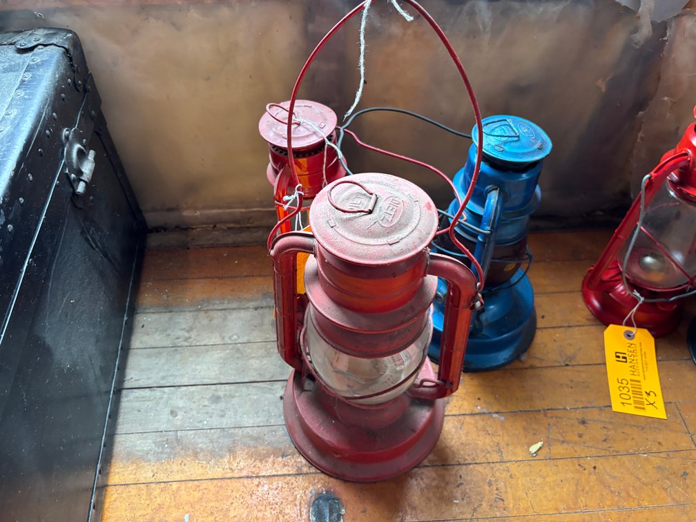 (3) Oil Lanterns