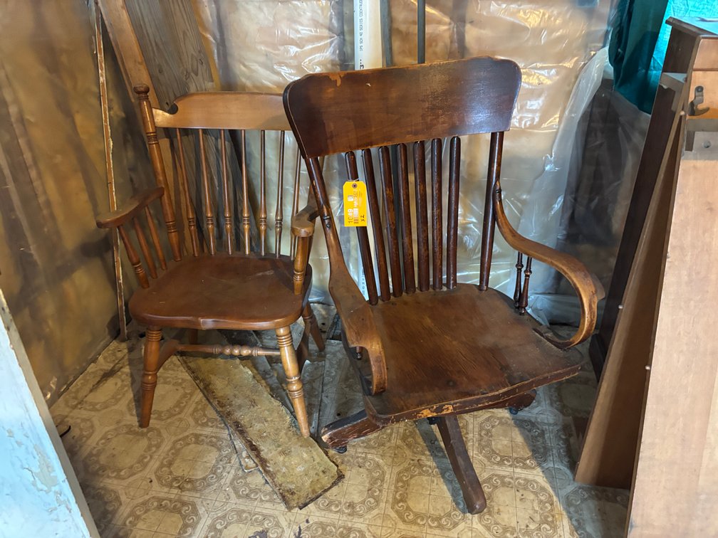 (2) Wood Chairs