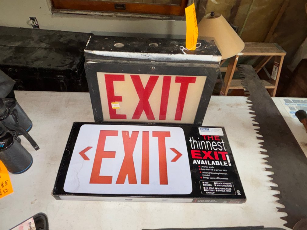 (2) Exit Signs