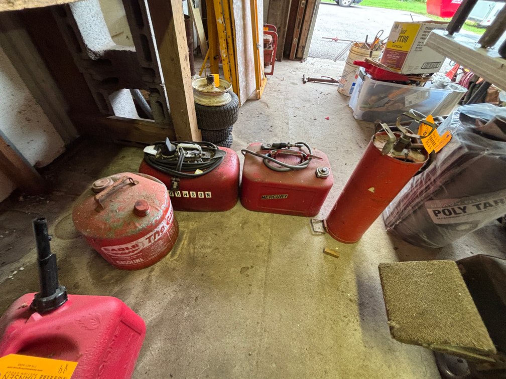 (3) Vintage Gas Cans