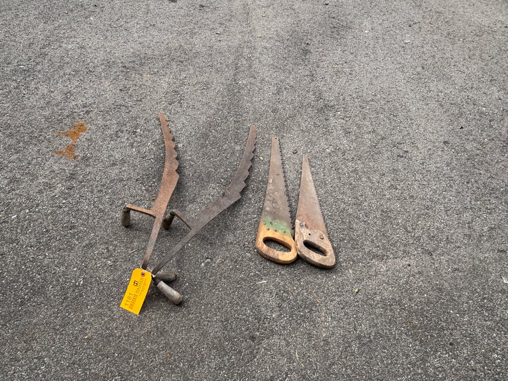 (4) Vintage Hand Saws