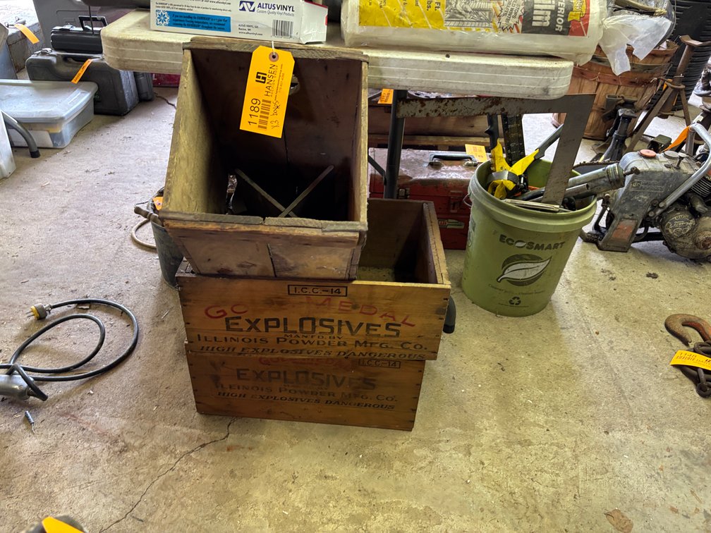 (3) Vintage Wood Crates