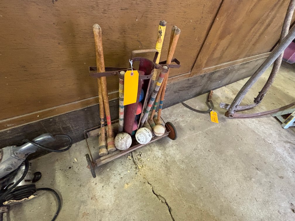 Vintage Croquet Set