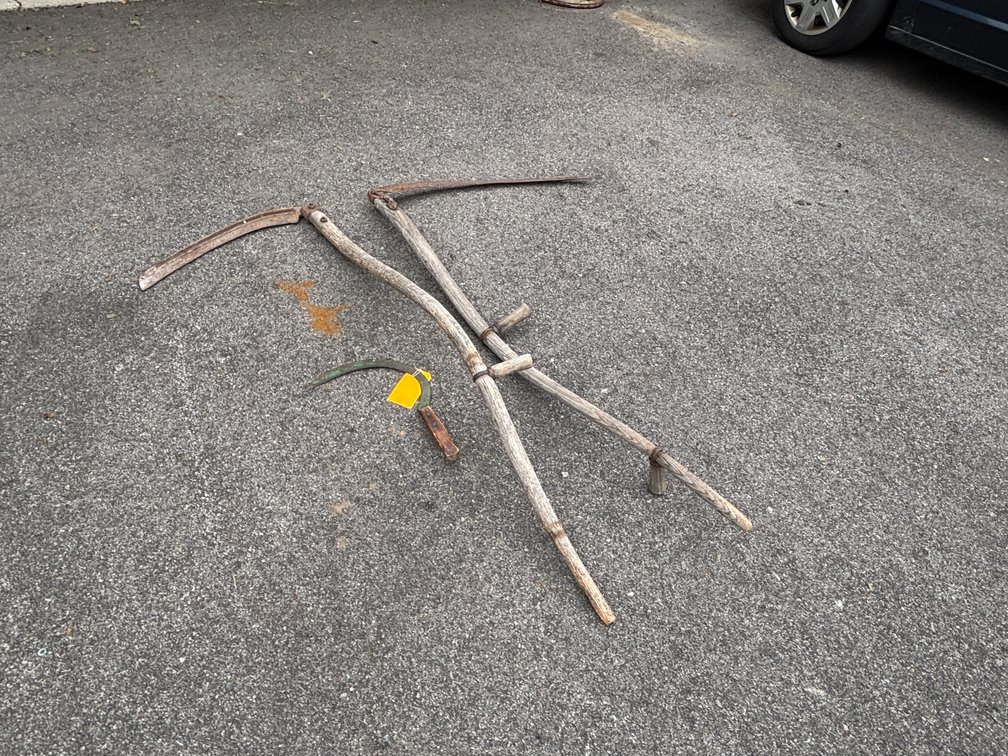 (2) Scythes and (1) Cutter