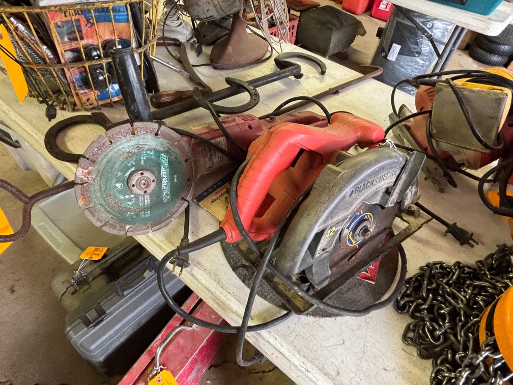 (2) Corded Power Tools