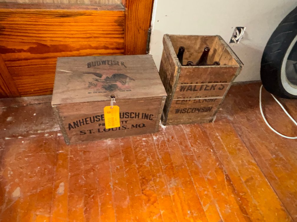 (2) Vintage Wood Boxes