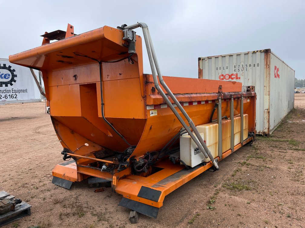 16' Salter and Sand Box with Conveyor Bottom