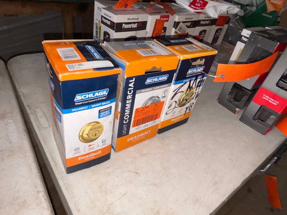 (3) Schlage Deadbolts (Strum, WI)
