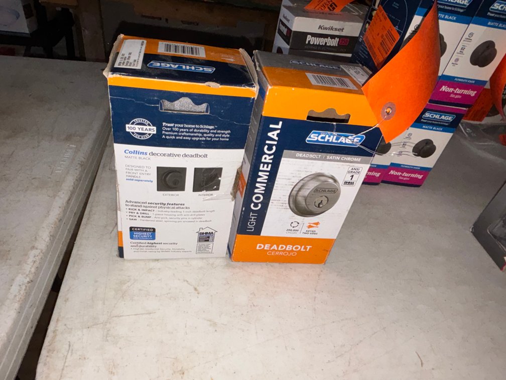 (2) Schlage Deadbolts (Strum, WI)