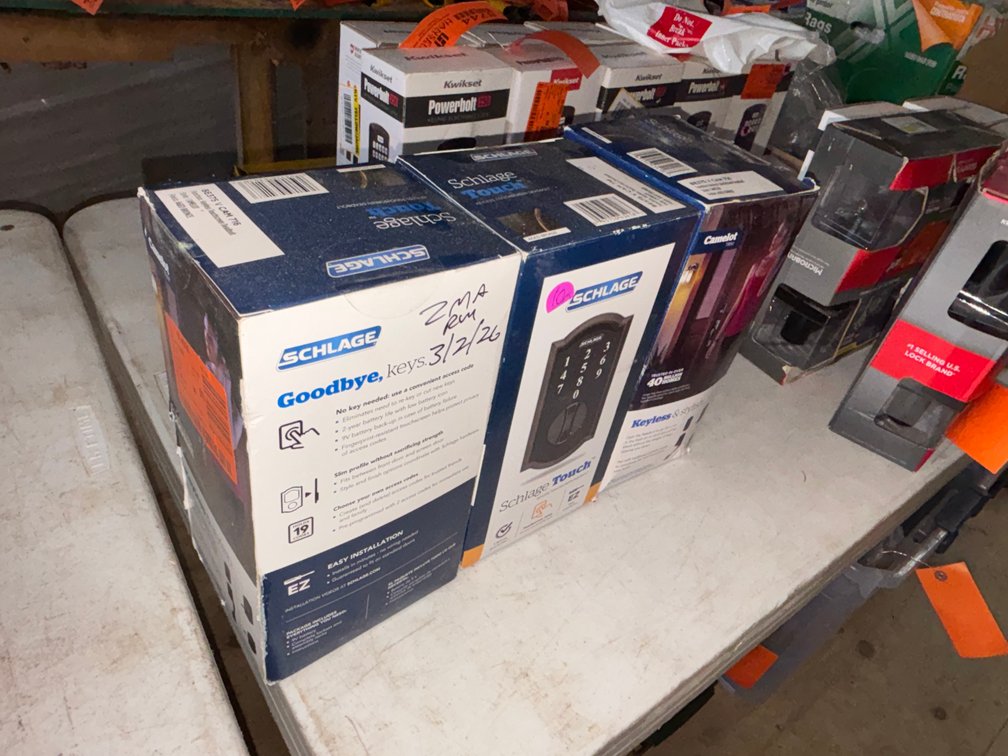 (3) Schlage Touch Keyless Entries (Strum, WI)