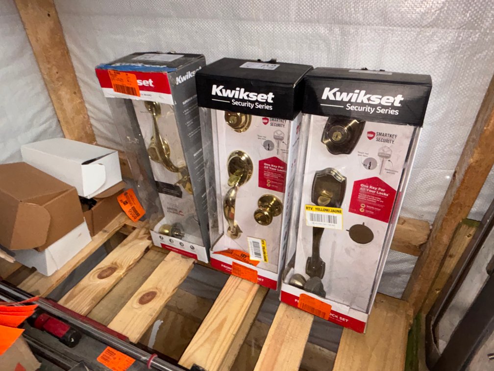 (3) Kwikset Front Door Lock Sets (Strum, WI)