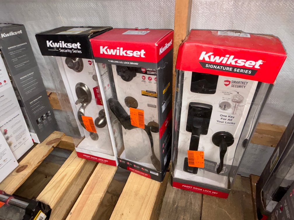 (3) Kwikset Front Door Lock Sets (Strum, WI)
