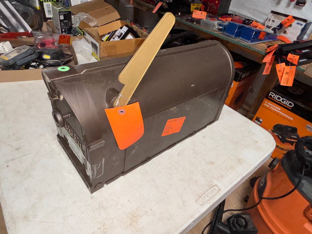 Plastic Mailbox (Strum, WI)
