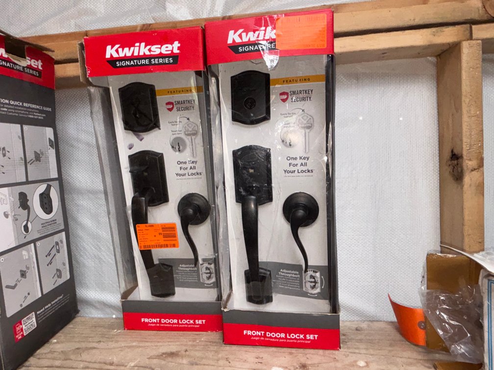 (2) Kwikset Front Door Locking Sets (Strum, WI)