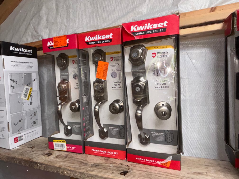 (3) Kwikset Front Door Locking Sets (Strum, WI)