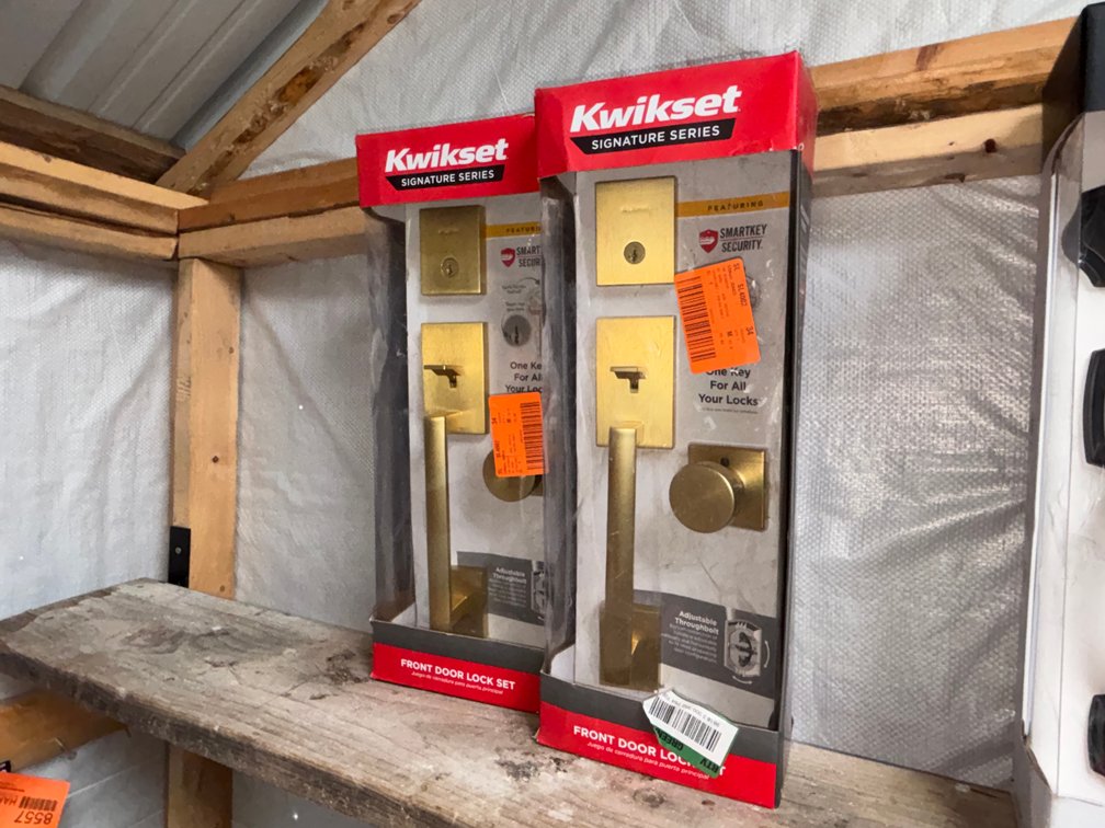 (2) Kwikset Front Door Locking Sets (Strum, WI)