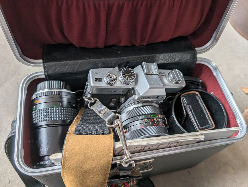 Camera and bags