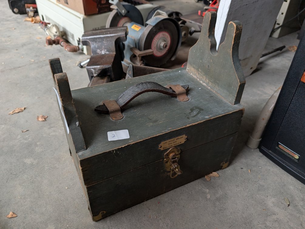 1926 Wooden Shell Box