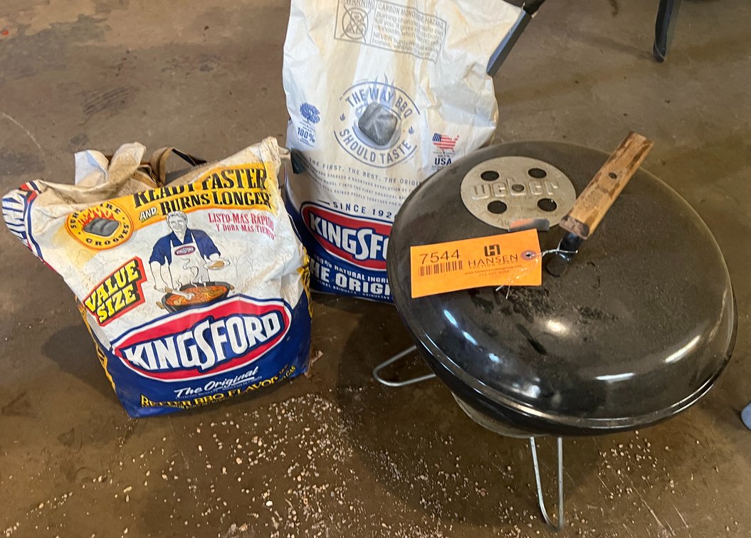 Weber Charcoal 14" Grill with Bags of Charcoal