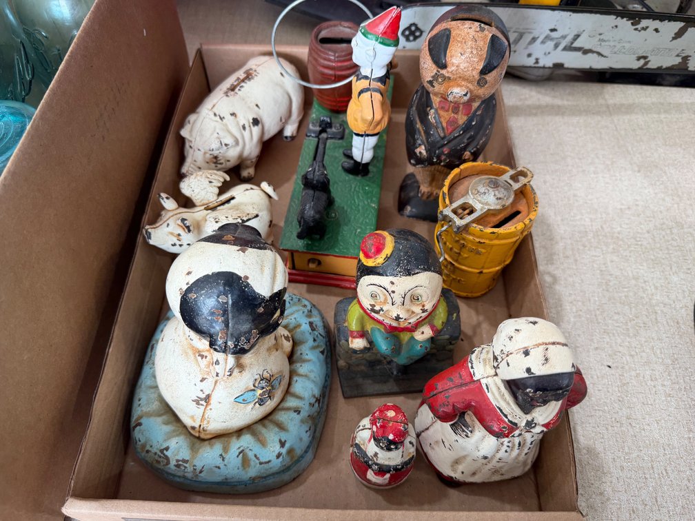 Vintage Cast Iron Banks