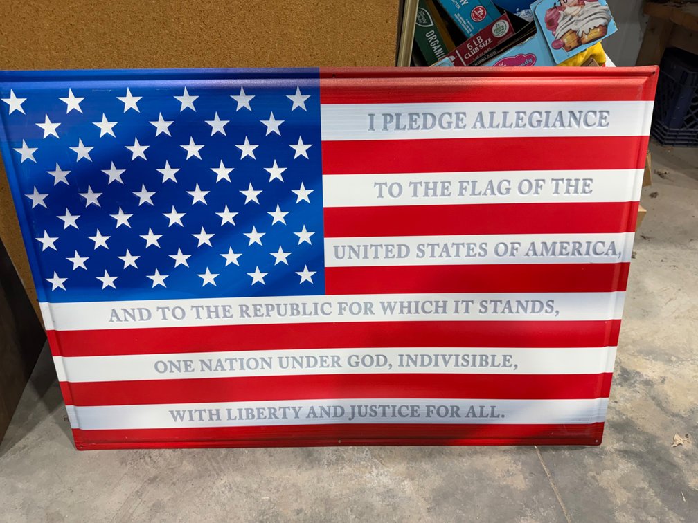 Metal Flag