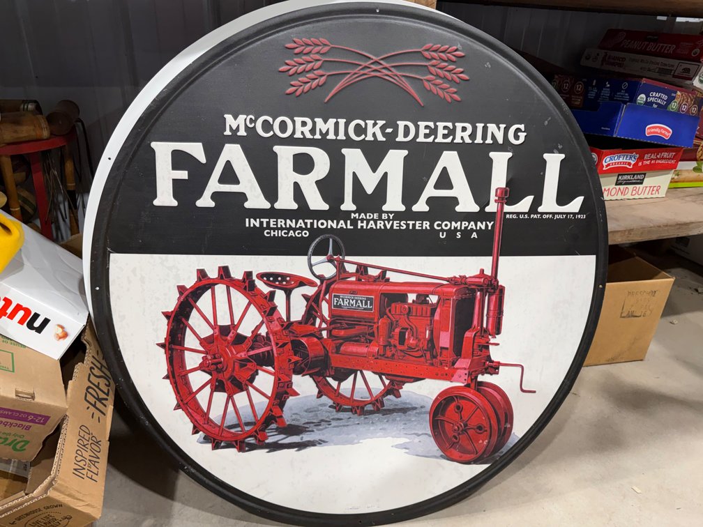 Farmall Sign
