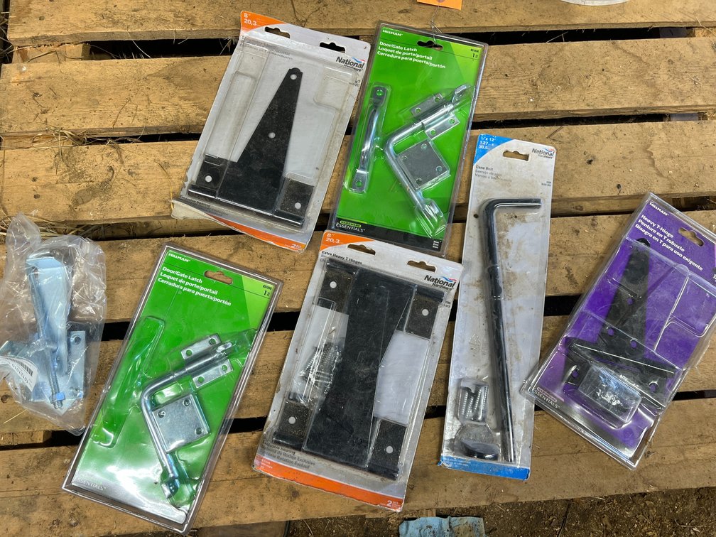 Assorted Gate Hinges and Latches