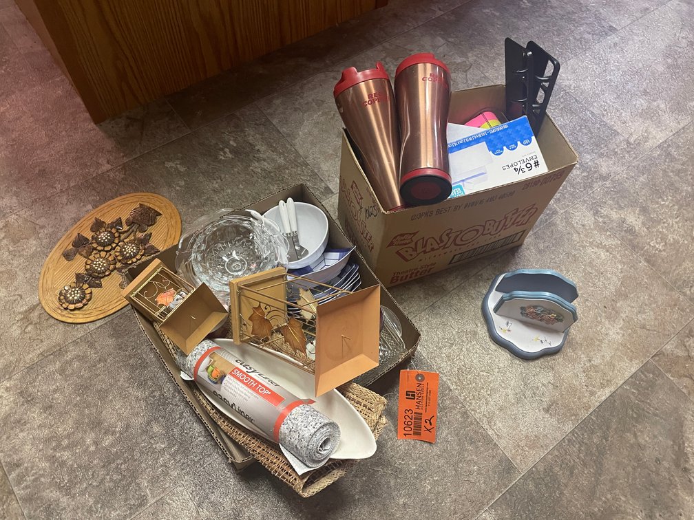 (2) Red Copper Insulated Mugs