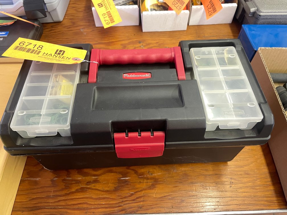 Rubbermaid Toolbox with Various O Rings
