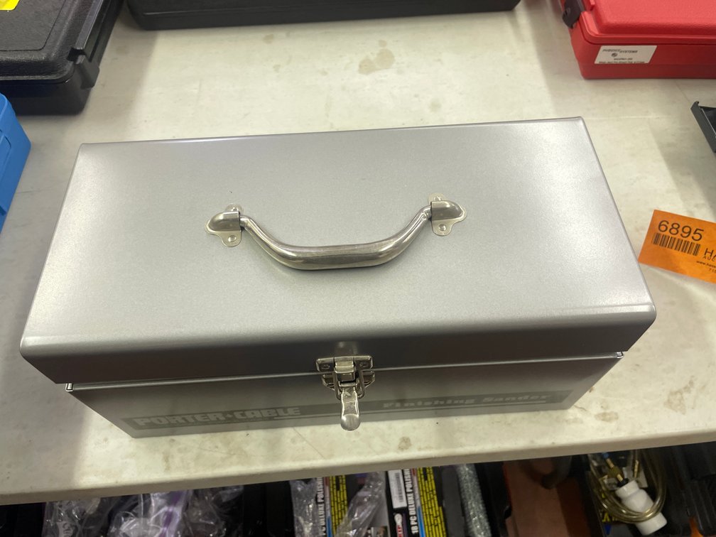 Metal Porter-Cable Toolbox with Airline Parts
