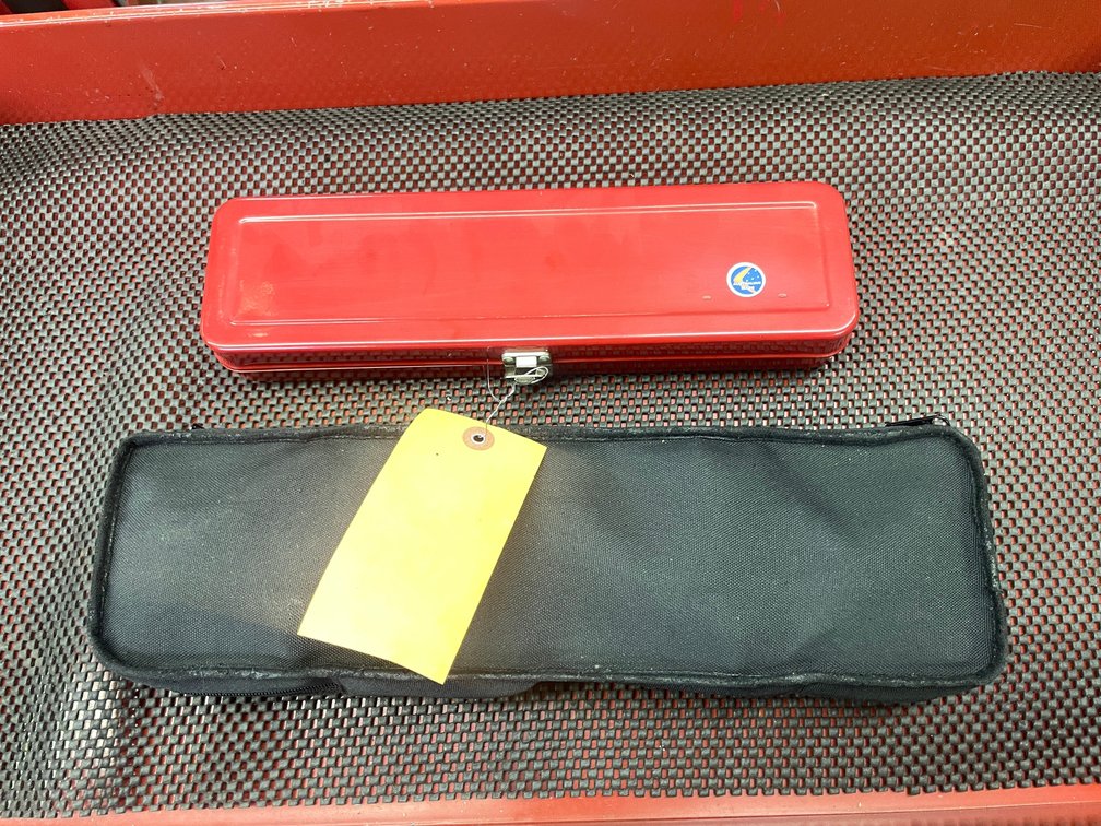 MacPherson Strut Alignment Gauge and Heated Pentode Refrigerant Leak Detector